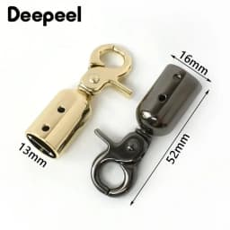 2/4/10Pcs Deepeel 13mm Metal Screw Buckles Handbag Chain Connect Bell Hanger Straps Stopper Snap Hook DIY Hardware Accessories