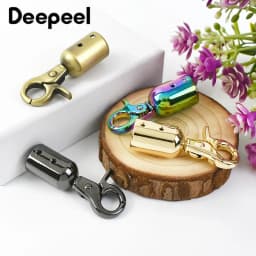 2/4/10Pcs Deepeel 13mm Metal Screw Buckles Handbag Chain Connect Bell Hanger Straps Stopper Snap Hook DIY Hardware Accessories