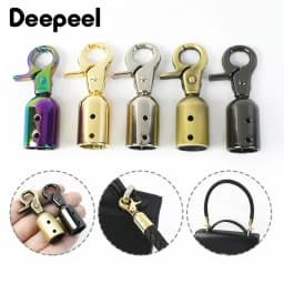 2/4/10Pcs Deepeel 13mm Metal Screw Buckles Handbag Chain Connect Bell Hanger Straps Stopper Snap Hook DIY Hardware Accessories