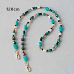 New Fashion Woman Bag Accessory Detachable Vintage Blue Bead Chain Acrylic Bag Rope Strap Women Handbag Shoulder Handle Chain