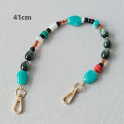 New Fashion Woman Bag Accessory Detachable Vintage Blue Bead Chain Acrylic Bag Rope Strap Women Handbag Shoulder Handle Chain