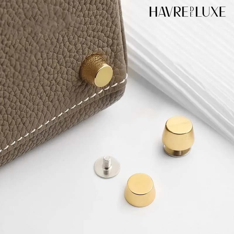 Durable and Sturdy Bottom Nail Cover or Birkin Kelly Bag Foot Nail Titanium Steel Hardware Bag Accessories