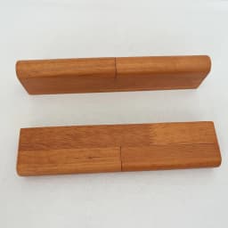 21.5 Cm Wood Bag Frame Bag Marriage Closures for Handbag Two Parts Craft Bag Accessory Women Clutch Wallet with Screws Bag Clasp