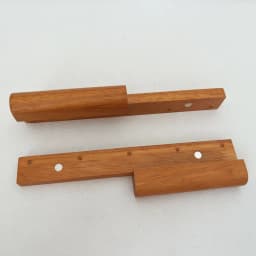 21.5 Cm Wood Bag Frame Bag Marriage Closures for Handbag Two Parts Craft Bag Accessory Women Clutch Wallet with Screws Bag Clasp