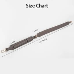 EverToner Fashion Leather Bag Straps Long Adjustable Leather Bag Strap Replacing Underarm Shoulder Straps Bag Accessory