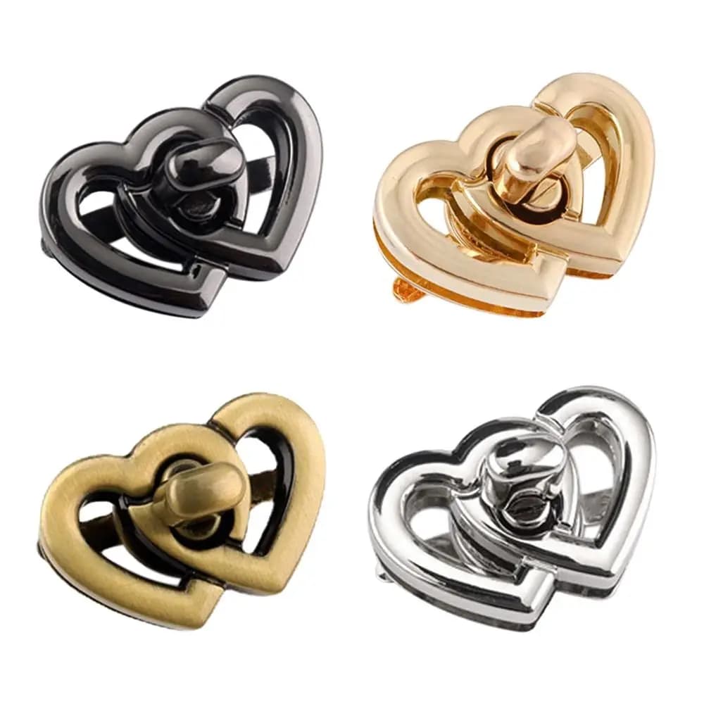 1Pcs Turn Locks Twist Lock for DIY Purses Bags Metal Clasp Handbag Shoulder Bag Purse Bag Accessories Metal Buckle