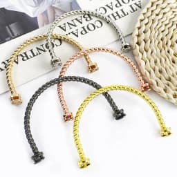 1-5Pcs Deepeel Metal Bag Handles DIY Handbags Shoulder Bags Purse Hardware Accessories Purses Frame Round Hanging Buckle