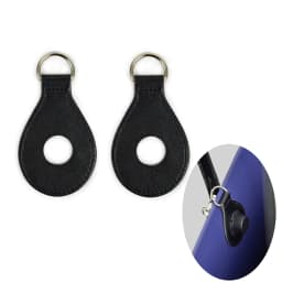 TANQU New 1 Pair 2 Pc PU Leather Drop Shaped Attachment with Holes for Obag Shoulder Strap for O Bag Handbag Women Bag