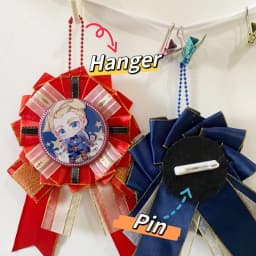 Italife Ita Bag Pins Anime Badge Holder for 58mm Pins Handmade Silk Metal Badge Decoration for Ita Bags Accessorie Classic H304
