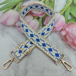 Retro Diamond Shoulder Strap, Fashionable and Adjustable Crossbody Bag Strap, Replaceable Luggage Accessories