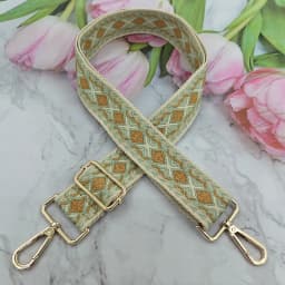 Retro Diamond Shoulder Strap, Fashionable and Adjustable Crossbody Bag Strap, Replaceable Luggage Accessories
