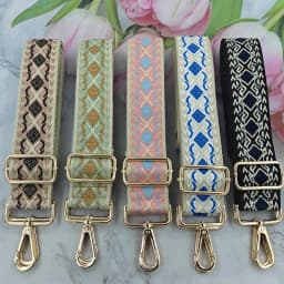 Retro Diamond Shoulder Strap, Fashionable and Adjustable Crossbody Bag Strap, Replaceable Luggage Accessories