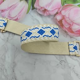 Retro Diamond Shoulder Strap, Fashionable and Adjustable Crossbody Bag Strap, Replaceable Luggage Accessories