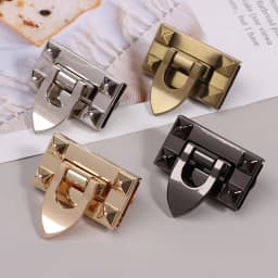 1Pc 4CM Metal Turn Twist Lock Buckles For DIY Women Handbag Bag Purse Hardware Closure Clasp Bags Parts Accessories