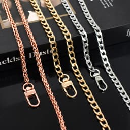 1Pc Deepeel 100/120cm Metal Bags Chain for Crossbody Handbag Shoulder Straps Wallet Handle DIY Replacement Bag Accessories