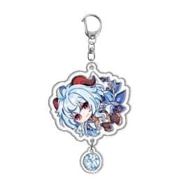 Genshin Impact Raiden Nahida Keqing Klee Lumine Cartoon Keychain Acrylic Keyring Boys Girls Bag Tag