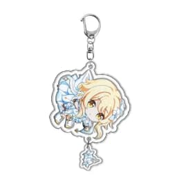 Genshin Impact Raiden Nahida Keqing Klee Lumine Cartoon Keychain Acrylic Keyring Boys Girls Bag Tag