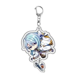 Genshin Impact Raiden Nahida Keqing Klee Lumine Cartoon Keychain Acrylic Keyring Boys Girls Bag Tag