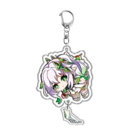 Genshin Impact Raiden Nahida Keqing Klee Lumine Cartoon Keychain Acrylic Keyring Boys Girls Bag Tag
