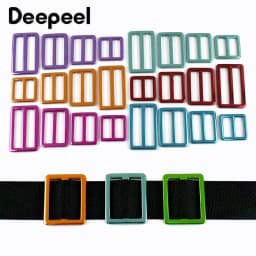 5/10Pcs 20/25/32/38mm Metal Tri-Glide Slider Clasp Bag Straps Buckles Handbag Backpack Strap Adjust Buckle DIY Bags Accessories