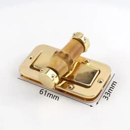 1/2Pcs Deepee Fashion Gold Metal Lock Clasp Turn Twist Locks Closure Snap Clip Buckles DIY Bag Purse Hardware Repair Accessories