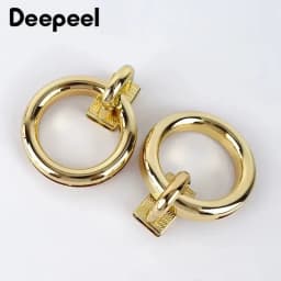 1/2Pcs Deepee Fashion Gold Metal Lock Clasp Turn Twist Locks Closure Snap Clip Buckles DIY Bag Purse Hardware Repair Accessories