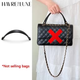 Cowhide Top Handle Strap Replacement Handbag Short Handle For Classic Flap CF Bag DIY Modification Accessories