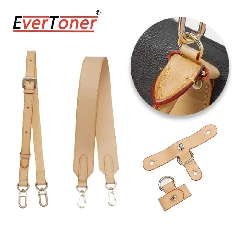 EverToner Adjustable Crossbody Leather Strap for Speedy 25 30 Bag Shoulder Straps Replacement Accessories