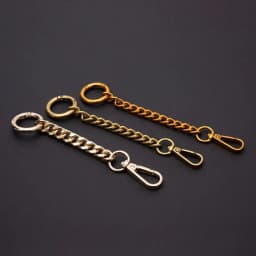 15cm Length Metal Extension Bag Chain Short Purse Chain Strap Handbag Handle Replacement Chains for Extend Shoulder Bag Strap