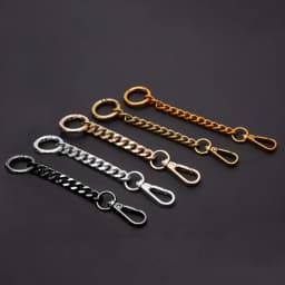 15cm Length Metal Extension Bag Chain Short Purse Chain Strap Handbag Handle Replacement Chains for Extend Shoulder Bag Strap