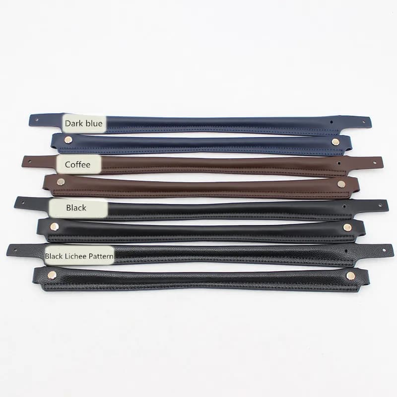 Men's bags accessories DIY handbag briefcase handle Black coffee blue bag strap belt 39cm 1pair/lot
