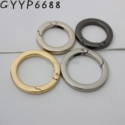 10-30pcs 4 colors square Spring ring Hardware Accessories Banding chain o ring Openable Rings Keys Charms Clasps Connection