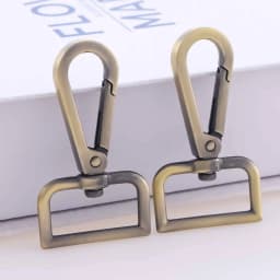 5pcs Metal Swivel Clasp Lobster Dog Collar Snap Hooks Bag Strap Buckles Key Belt Clip Buckle DIY Accessories