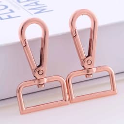 5pcs Metal Swivel Clasp Lobster Dog Collar Snap Hooks Bag Strap Buckles Key Belt Clip Buckle DIY Accessories