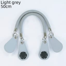 1 Pair Fashion PU Woven Braided Leather Rope Handles Obag Straps Round Handle for O Bag Accessoires