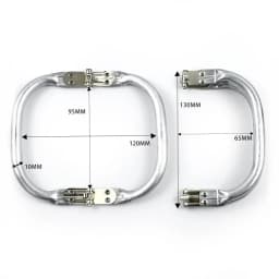 5/10Pcs Metal Purse Frame Aluminium Tube Bag Handle Clutch Kiss Lock Clasp Wallet Replacement Bracket DIY Hardware Accessories