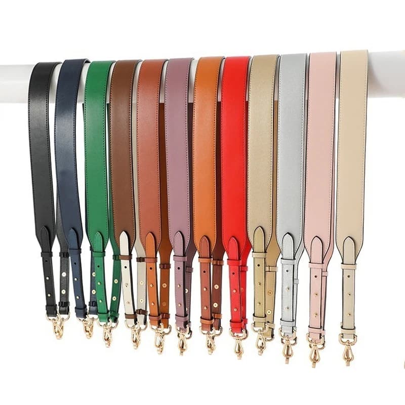 Cow Leather Bag Straps Women Shoulder Crossbody Bag Strap Handbag Handle Wide Belt Genuine Leather Strap Bag Part Belt For Bag