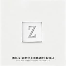 Letter Decoration Buckle For Handmade Fashion Durable High-end Gift Diy Metal Decorative Bag Modification Bag Accessories