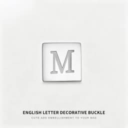 Letter Decoration Buckle For Handmade Fashion Durable High-end Gift Diy Metal Decorative Bag Modification Bag Accessories