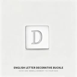 Letter Decoration Buckle For Handmade Fashion Durable High-end Gift Diy Metal Decorative Bag Modification Bag Accessories