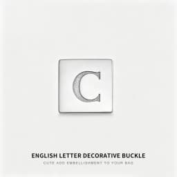 Letter Decoration Buckle For Handmade Fashion Durable High-end Gift Diy Metal Decorative Bag Modification Bag Accessories