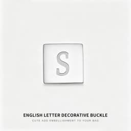 Letter Decoration Buckle For Handmade Fashion Durable High-end Gift Diy Metal Decorative Bag Modification Bag Accessories