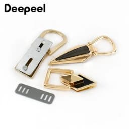 4Pc Fashion Metal Bag Side Clip Ring Buckle Chain Handle Screw Clasp Hang Hooks DIY Luggage Hardware Sewing Decoration Accessory