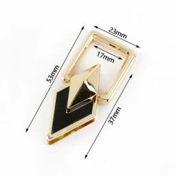 4Pc Fashion Metal Bag Side Clip Ring Buckle Chain Handle Screw Clasp Hang Hooks DIY Luggage Hardware Sewing Decoration Accessory