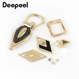 4Pc Fashion Metal Bag Side Clip Ring Buckle Chain Handle Screw Clasp Hang Hooks DIY Luggage Hardware Sewing Decoration Accessory