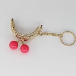 10PCS Super Lovely 5CM Light Golden Metal Purse frame Colorful Bead Head with KeyChain frames Kiss Clasp DIY Bag Accessory
