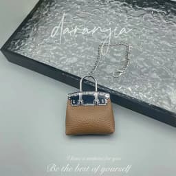 〔CC88〕New Mini Small Bag Pendant.Metal Chain Pocket Bag Keychain Women's Bag Charms Hangaing Decoration