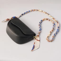 New Fashion Spring Woman Handbag Accessory Chains Detachable Long Crossbody Print Cute Silk Strap Women DIY Chain Bag Handles