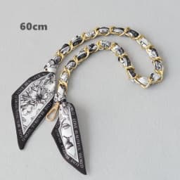 New Fashion Brand Woman Handbag Accessory Chains Detachable Floral Gold Silver Metal Silk Strap Women DIY Chain Bag Handles
