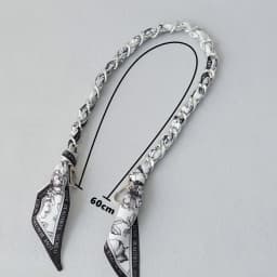 New Fashion Brand Woman Handbag Accessory Chains Detachable Floral Gold Silver Metal Silk Strap Women DIY Chain Bag Handles